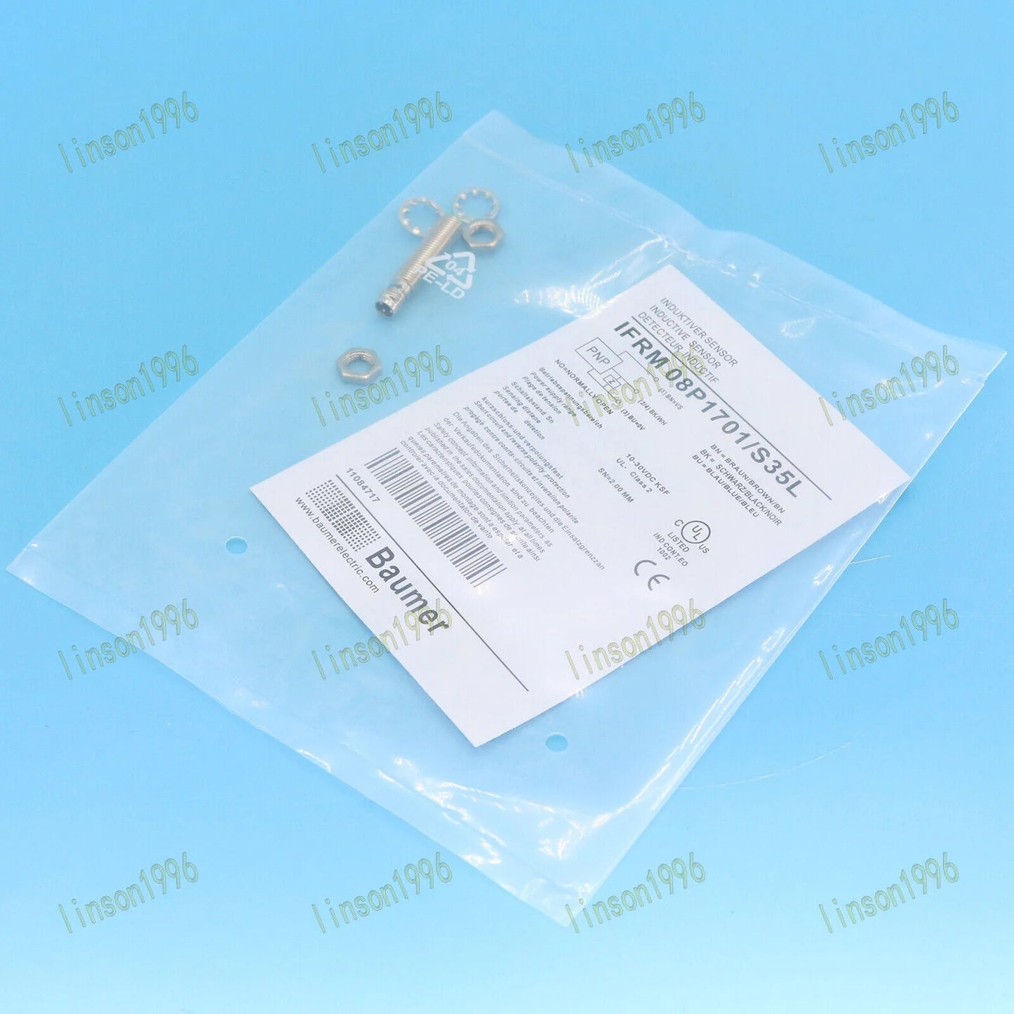 1PC Baumer IFRM 08P1701/S35L Proximity Sensor Ship - BAUMER [3]