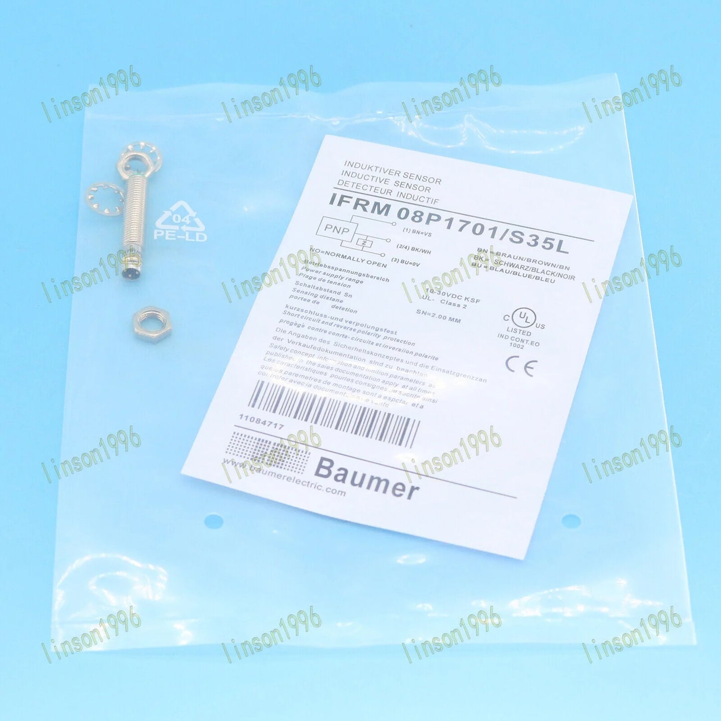 1PC Baumer IFRM 08P1701/S35L Proximity Sensor Ship - BAUMER [5]