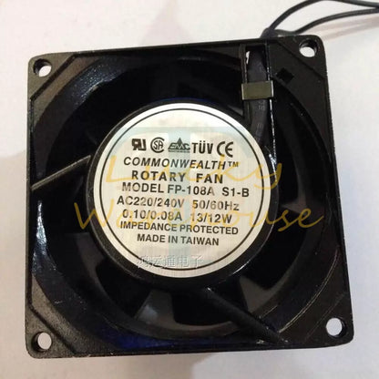 1PC Cooling Fan, 220 / 240VAC 50 / 60Hz 2 wire FP-108A S1-B Rotary~ [1]