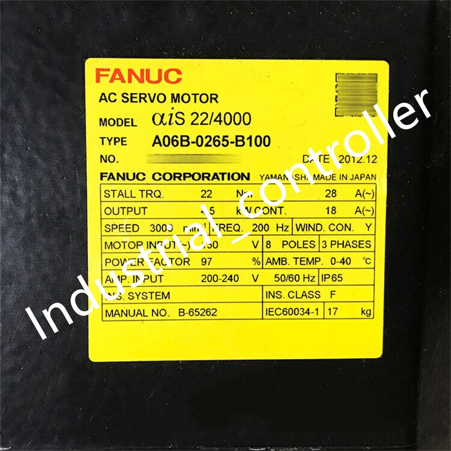 1PC FANUC A06B0265B100 Servo Motor - FANUC [4]