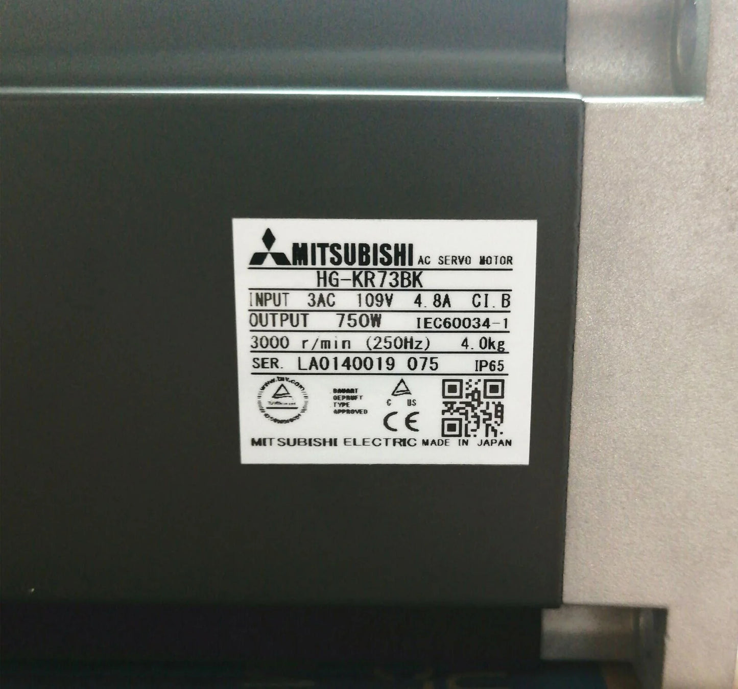 1PC HG-KR73BK Servo Motor HGKR73BK Mitsubishi In Box Expetided - MITSUBISHI [4]