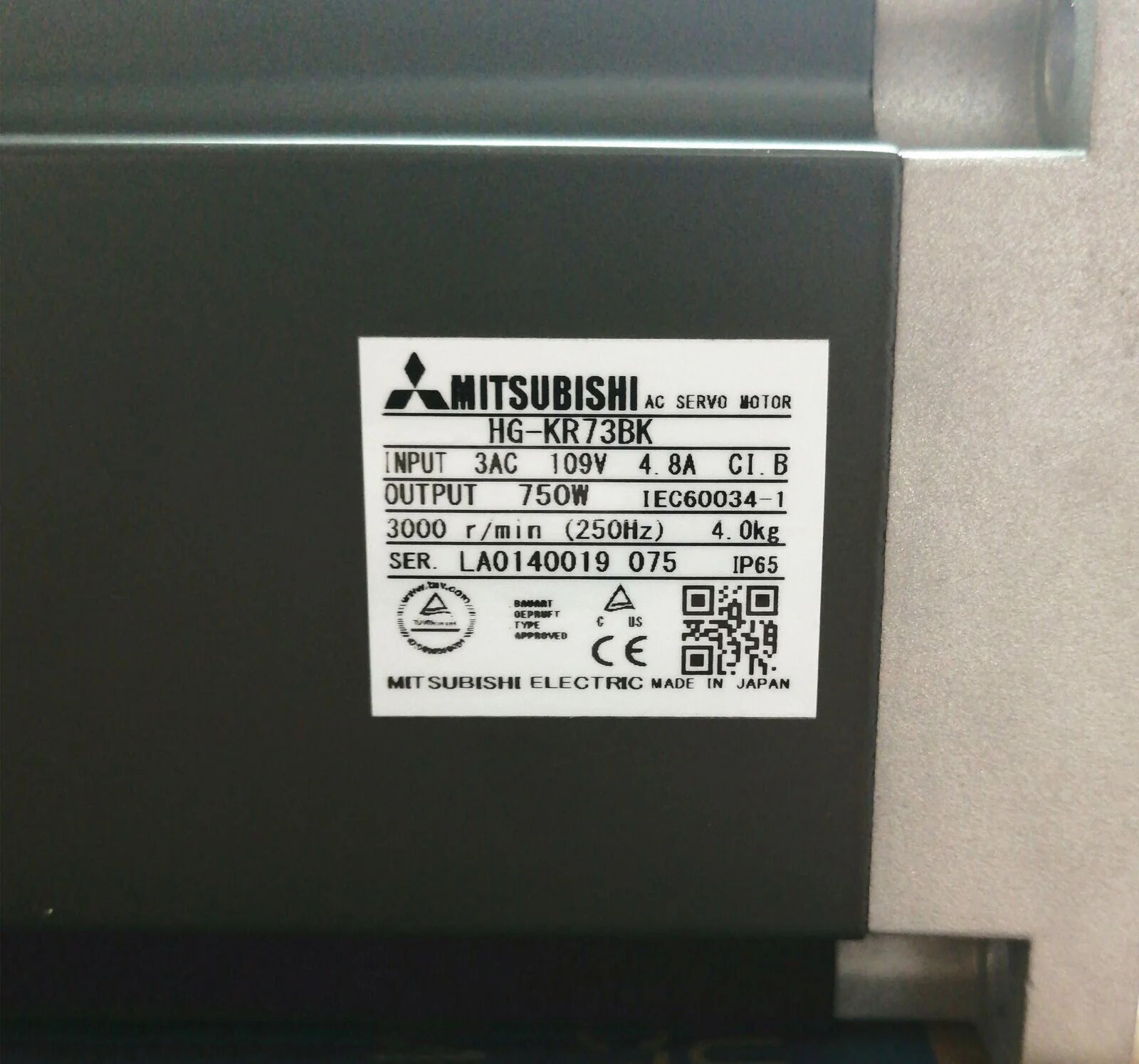 1PC HG-KR73BK Servo Motor HGKR73BK Mitsubishi In Box Expetided - MITSUBISHI [4]