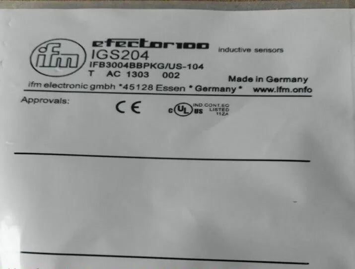 1PC IFM IGS204 Sensor #IF [2]