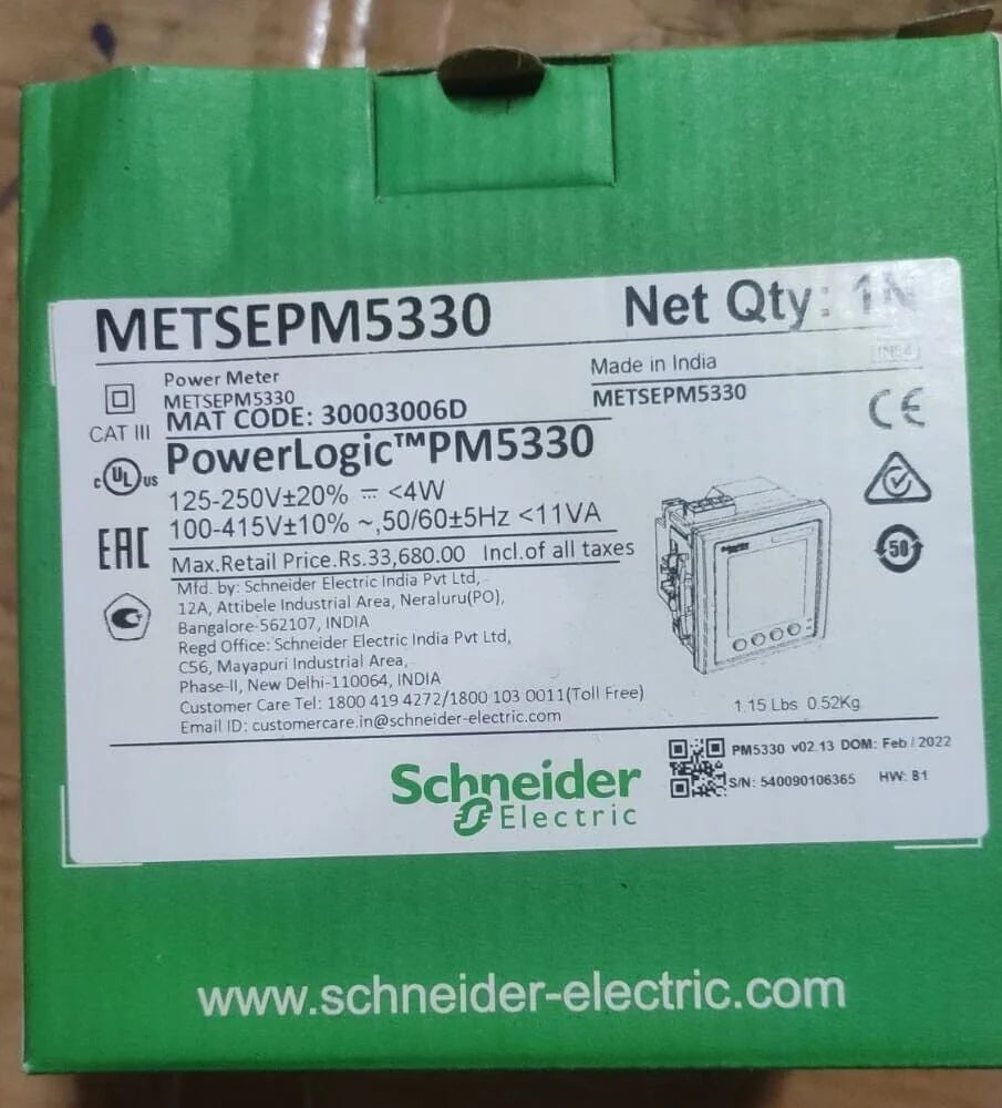 1PC METSEPM5330 Schneider Electric PM5330 Meter - New - SCHNEIDER ELECTRIC [1]
