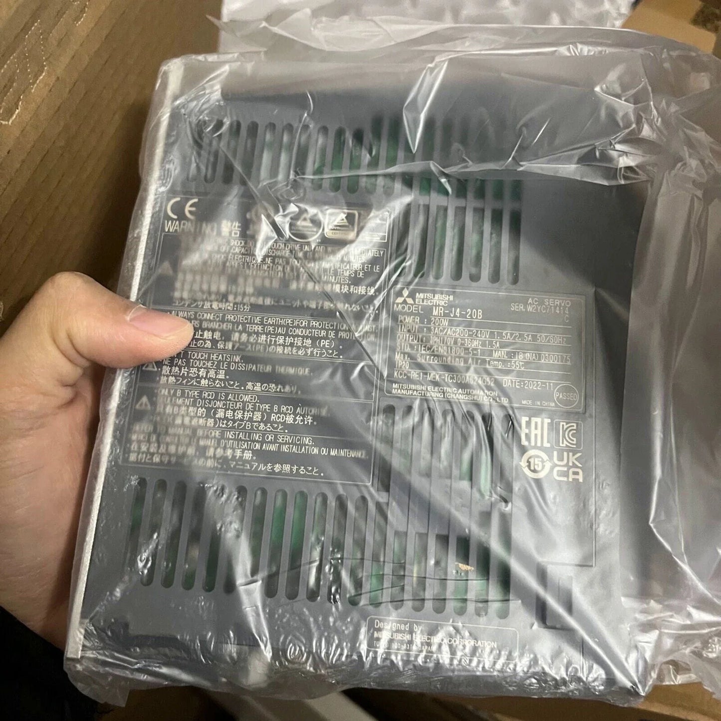 1PC MR-J4-20B Servo Drive - MITSUBISHI [2]