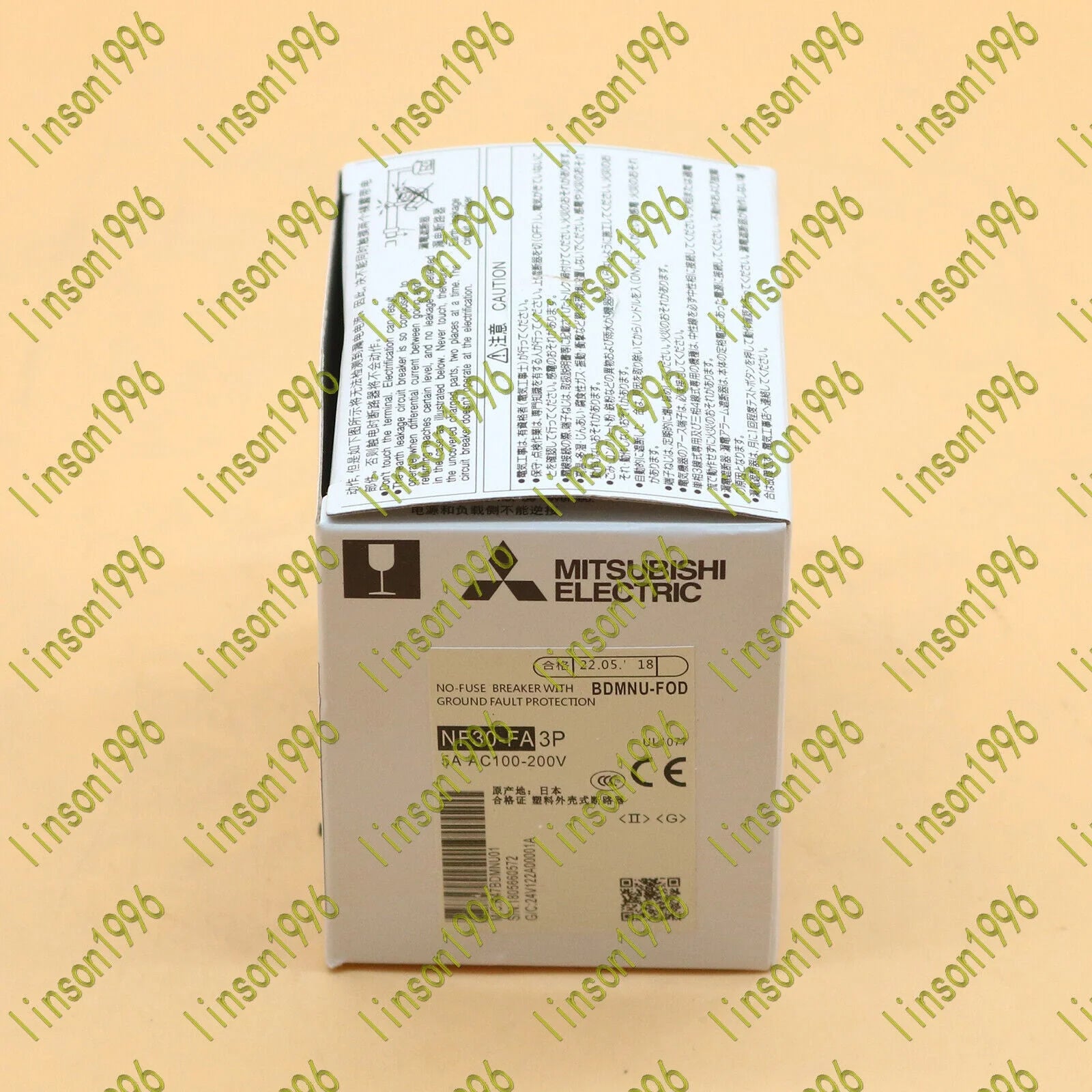 1PC Mitsubishi NF30-FA 3P 5A Circuit Breaker In Box Fast - MITSUBISHI [1]