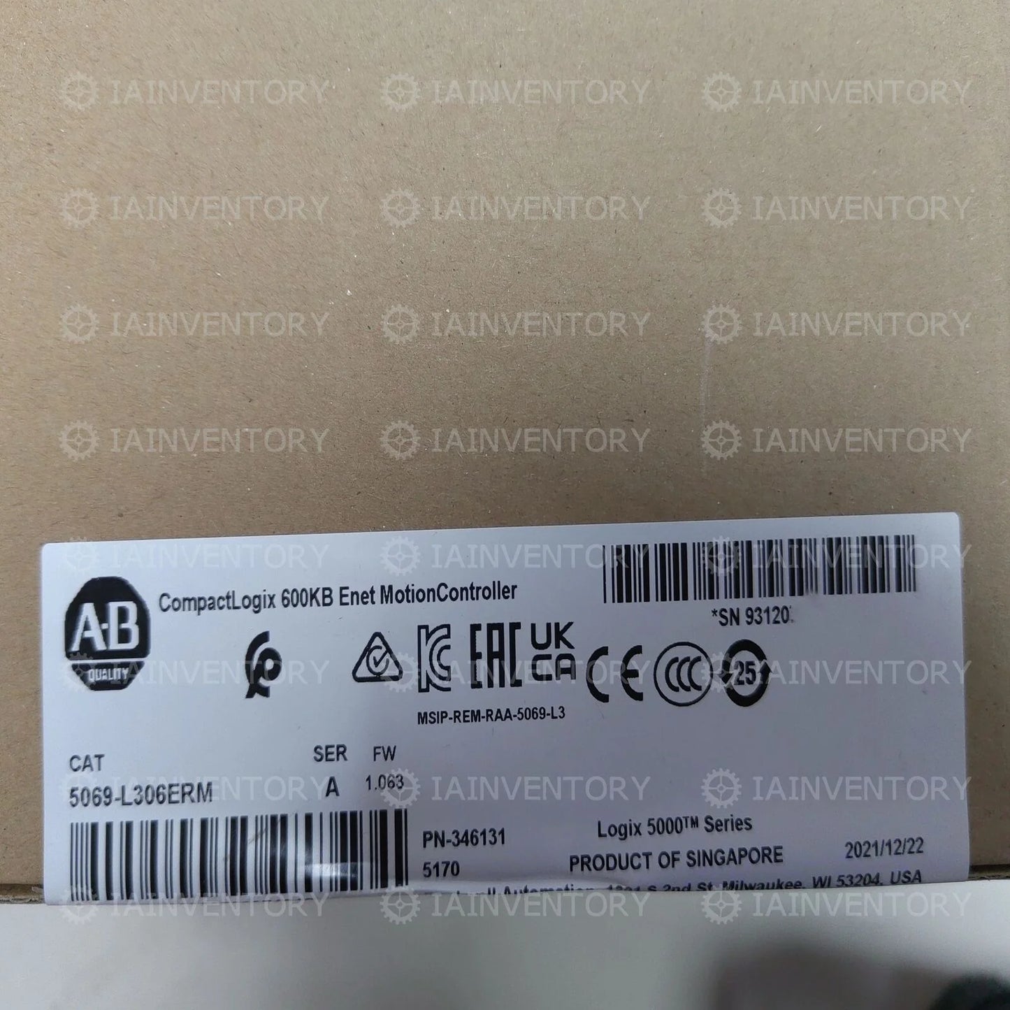 1PC NEW Allen-Bradley 5069-L306ERM Fast - ALLEN-BRADLEY [1]