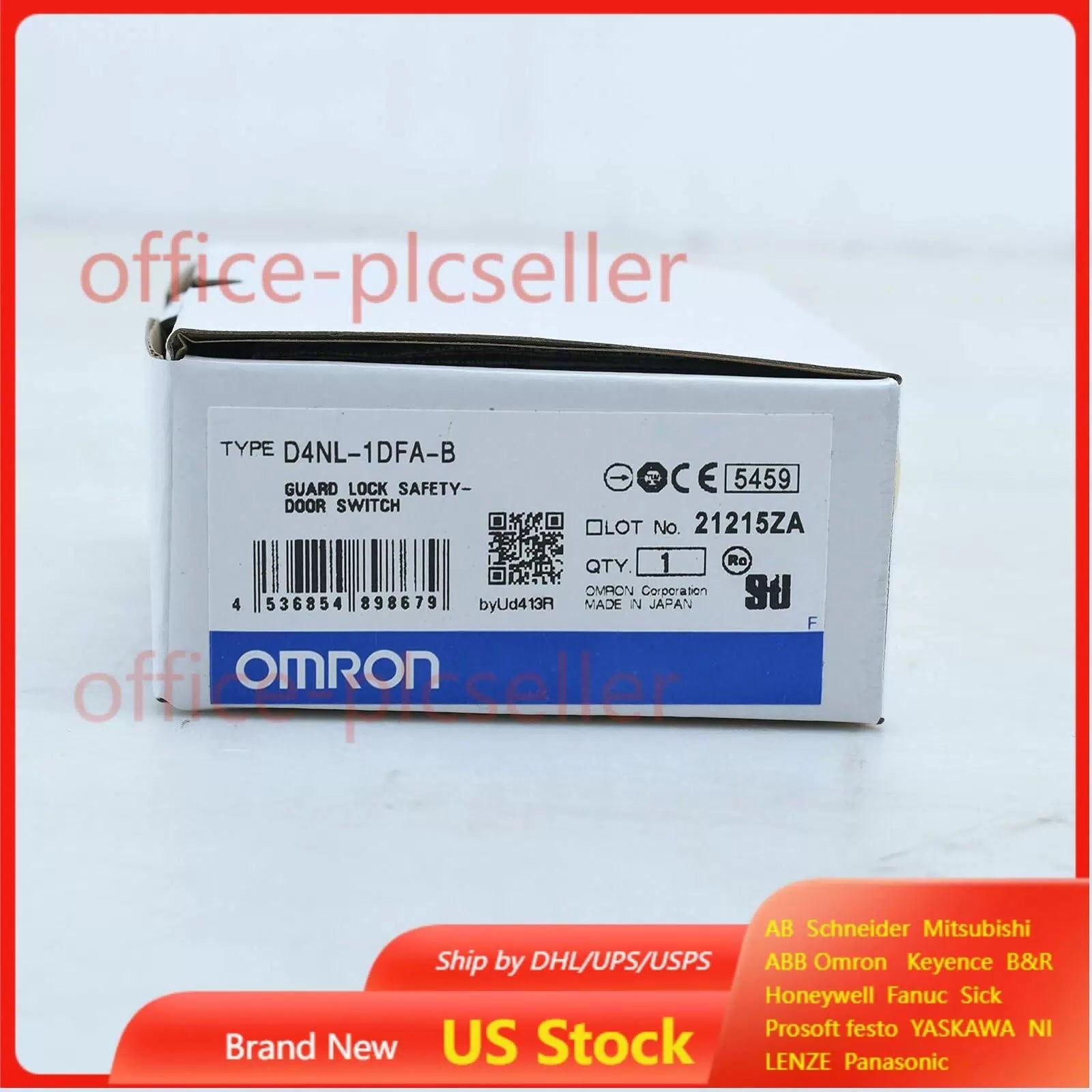 1PC OMRON D4NL-1DFA-B Guard Lock Safety-Door Switch US Free TAX #I [1]