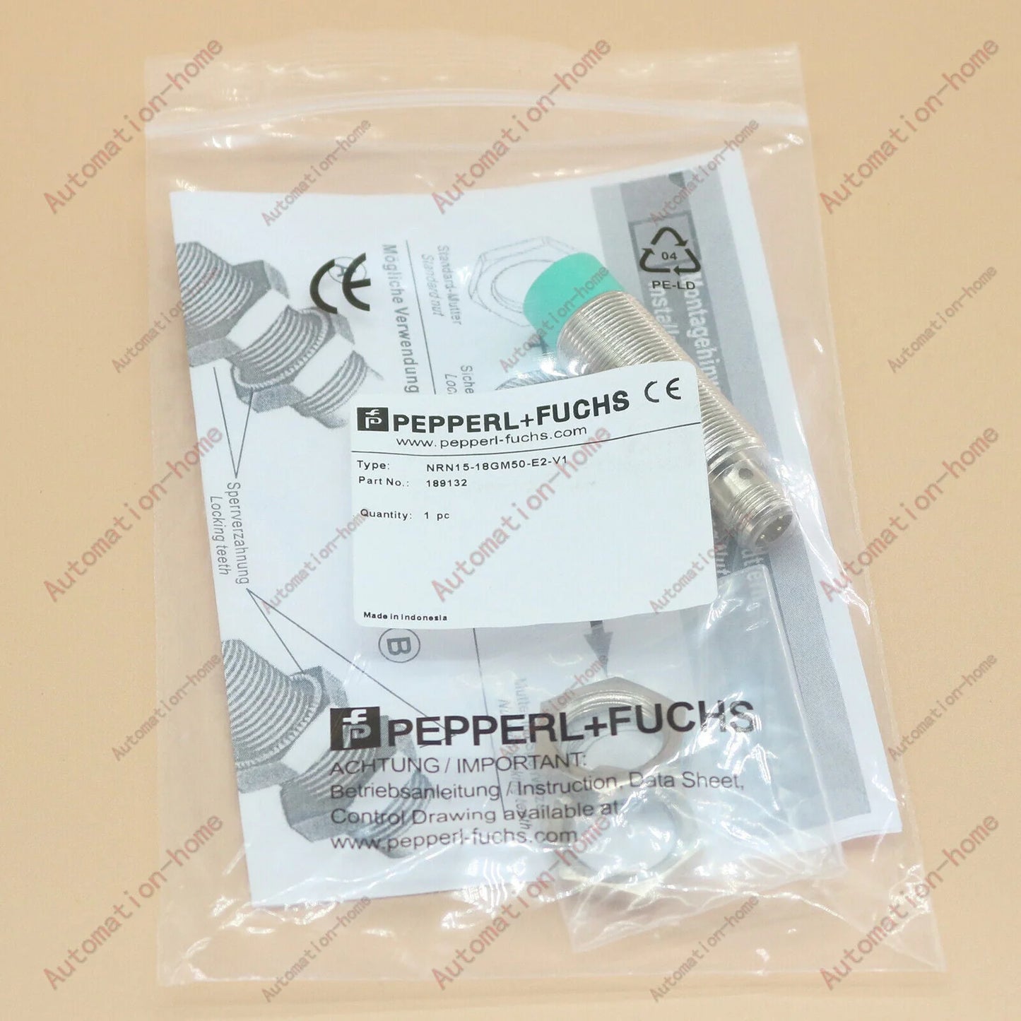 1PC Pepperl+Fuchs NRN15-18GM50-E2-V1 Inductive Sensor - PEPPERL+FUCHS [1]
