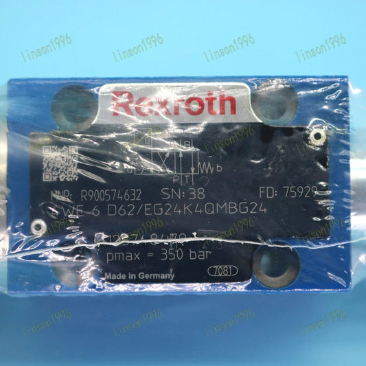 1PC Rexroth 4WE6D62/EG24K4QMBG24 R900574632 High-Pressure Relief Valve with Advanced Sealing Technology - REXROTH [2]