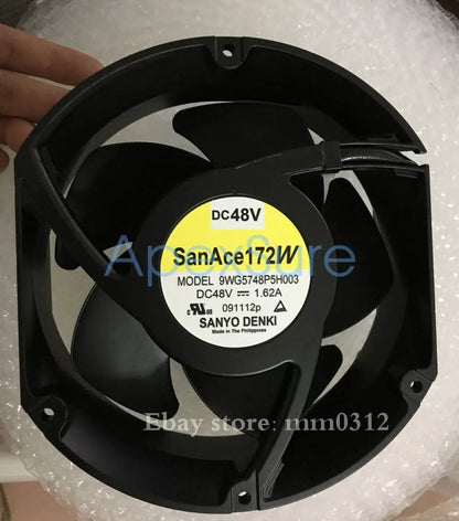 1PC SANYO SanAce172W MODEL 9WG5748P5H003 DC 48V 1.62A 17251 Cooling Fan [2]