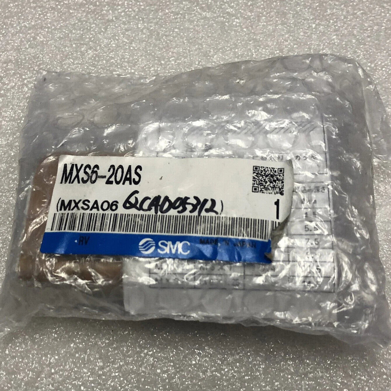 1PC SMC MXS6-20AS pneumatic slide cylinder - SMC [1]