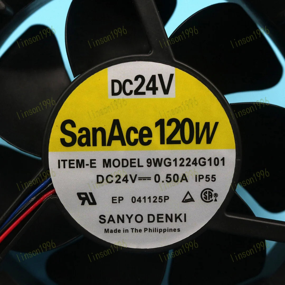 1PC Sanyo Cooling Fan 9WG1224G101 San Ace120W 24V 0.50A - SANYO [4]