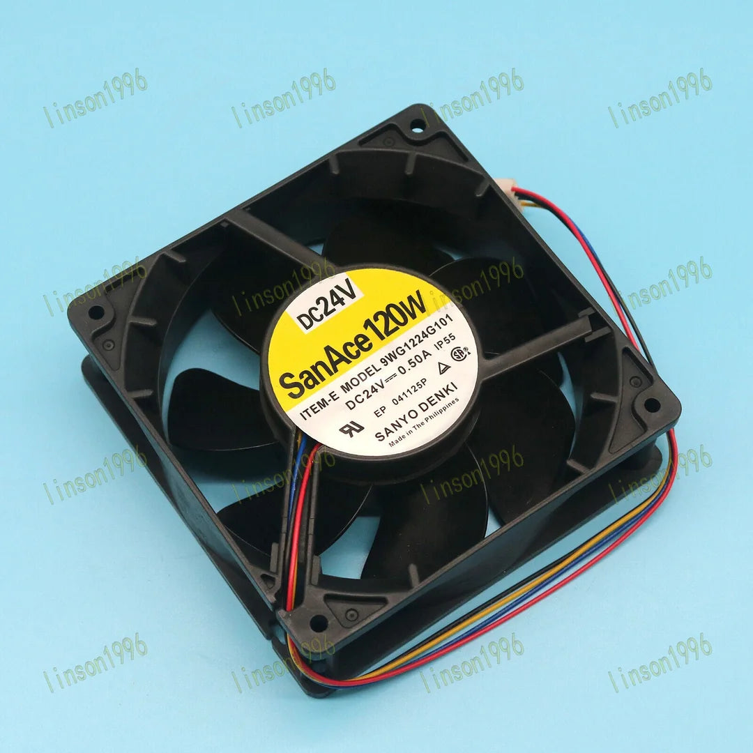 1PC Sanyo Cooling Fan 9WG1224G101 San Ace120W 24V 0.50A - SANYO [5]