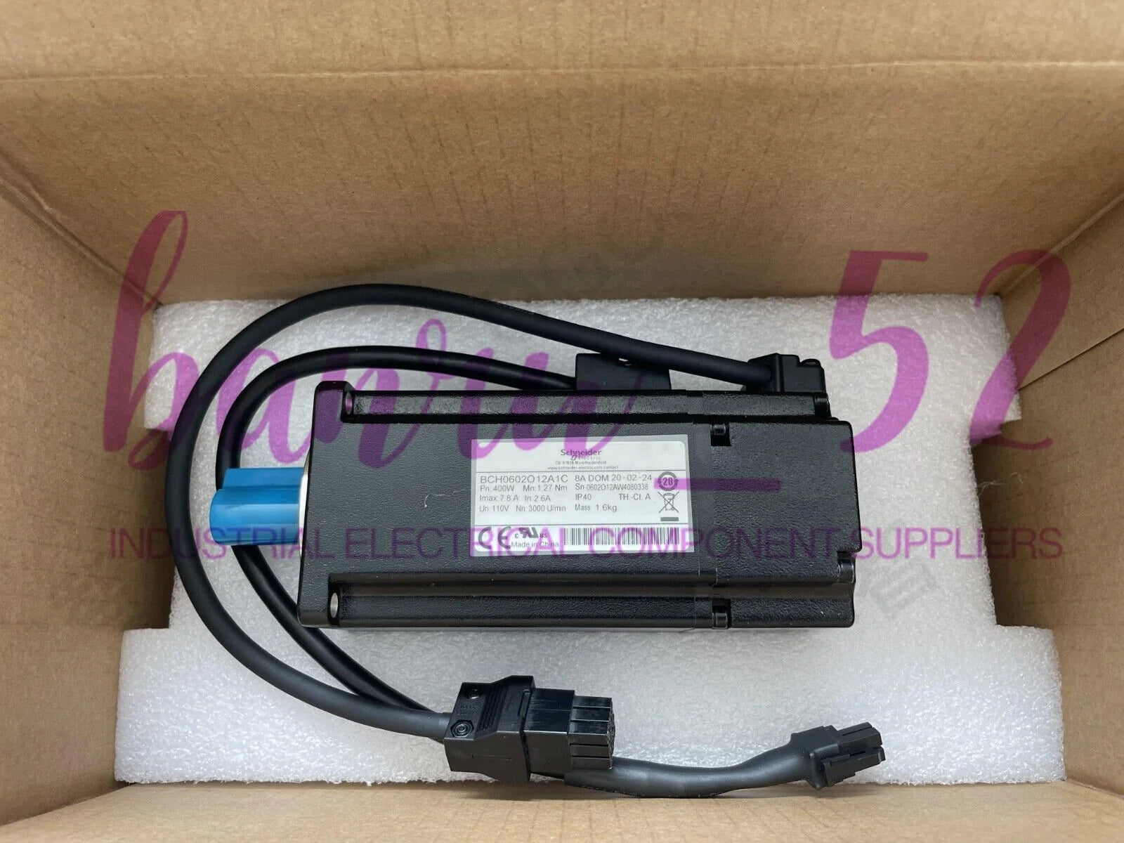 1PC Schneider BCH0602O12A1C Servo Motor 400W - SCHNEIDER [4]