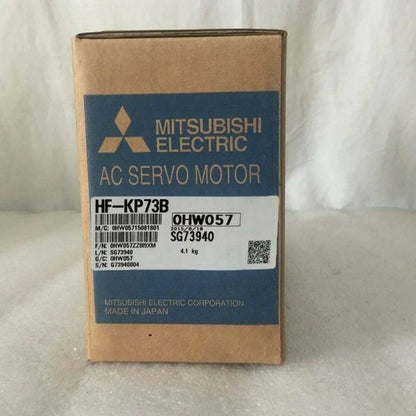 1PC Servo Motor HF-KP73B: Mitsubishi servo motor in box, 1 year - MITSUBISHI [1]
