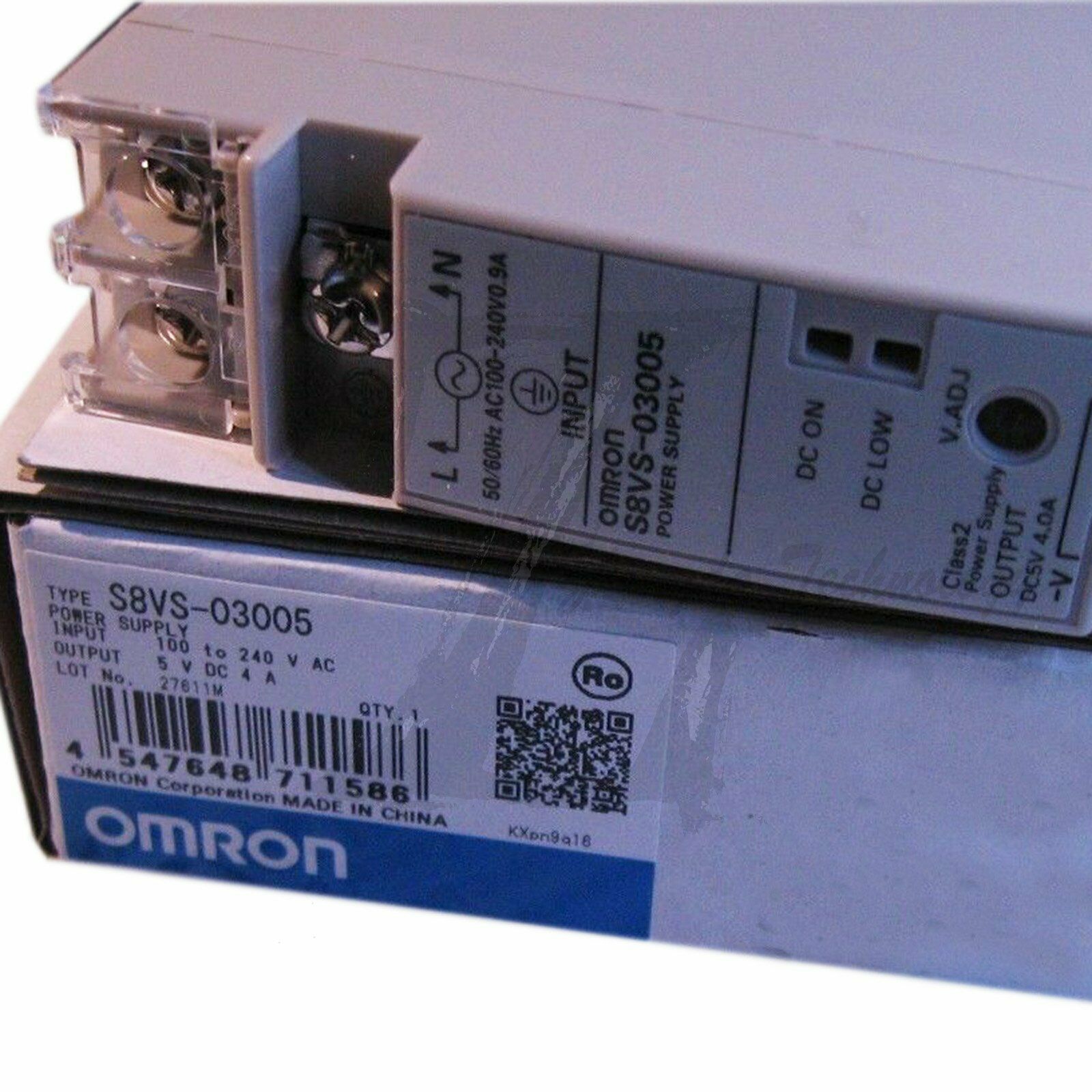 1Pc new Omron switching power supply S8VS-03005 one year warranty KOEED 101-200, 90%, import_2020_10_10_031751, Omron, Other