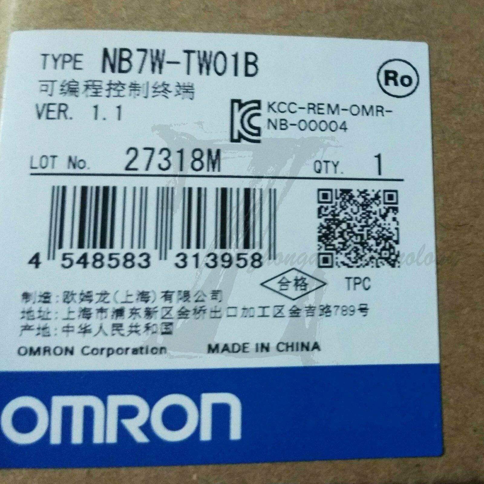 1Pc new Omron touch screen NB7W-TW01B - OMRON