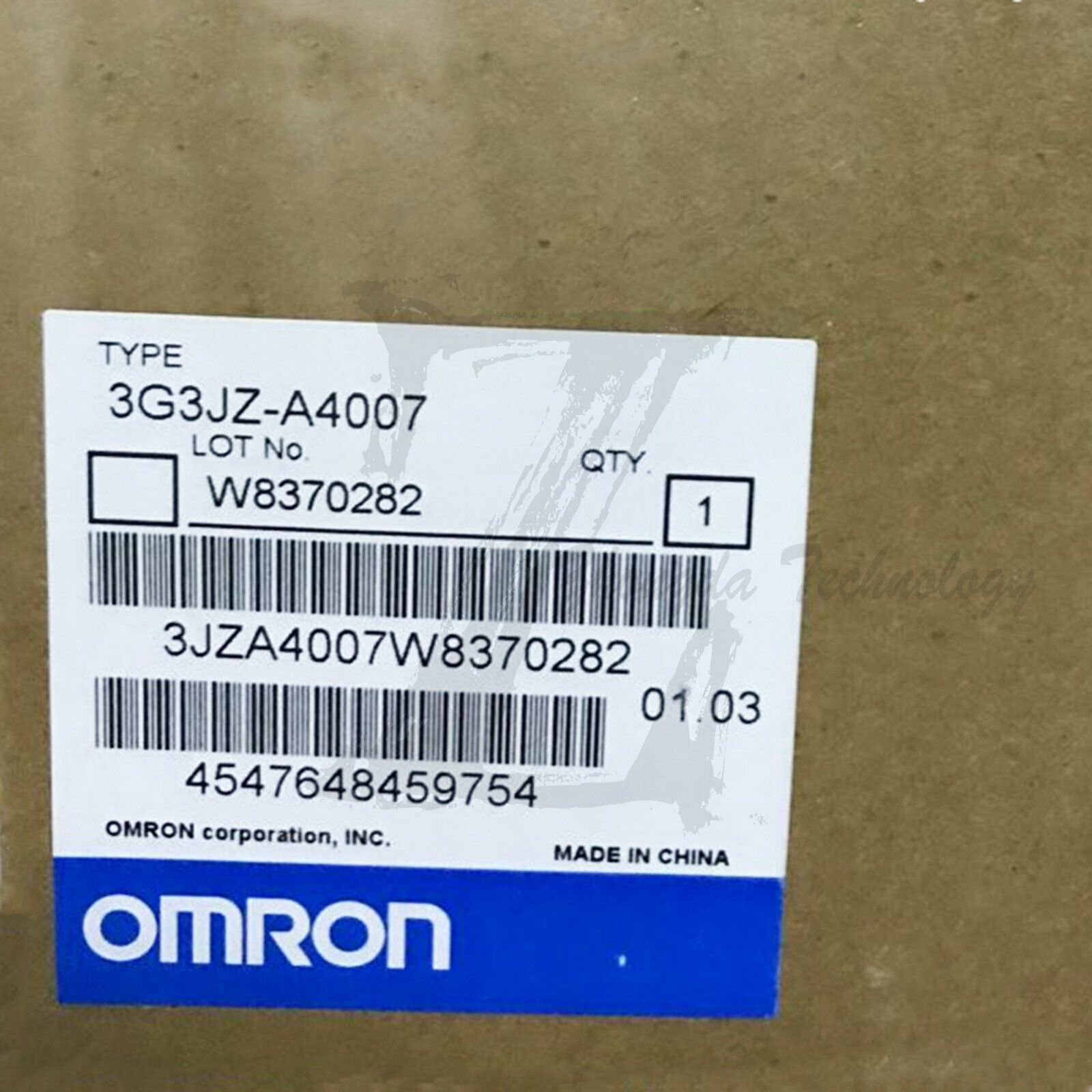 1Pc new Omron universal inverter 3G3JZ-A4007 one year warranty KOEED 201-500, 80%, import_2020_10_10_031751, Omron, Other