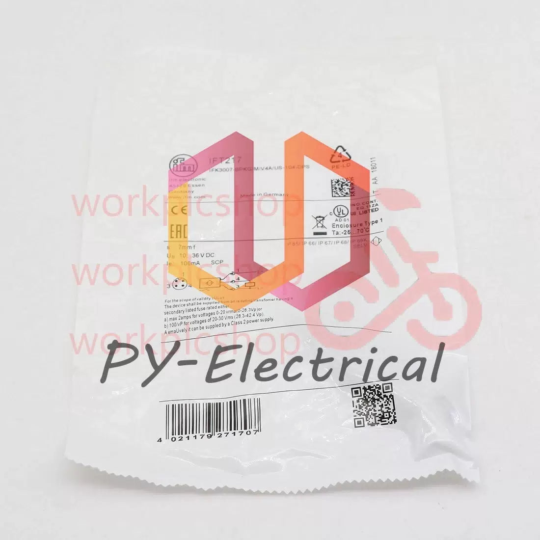 1Pc IFM IFT217 Inductive Sensor Threaded Type 10...30 DC PNP [1]