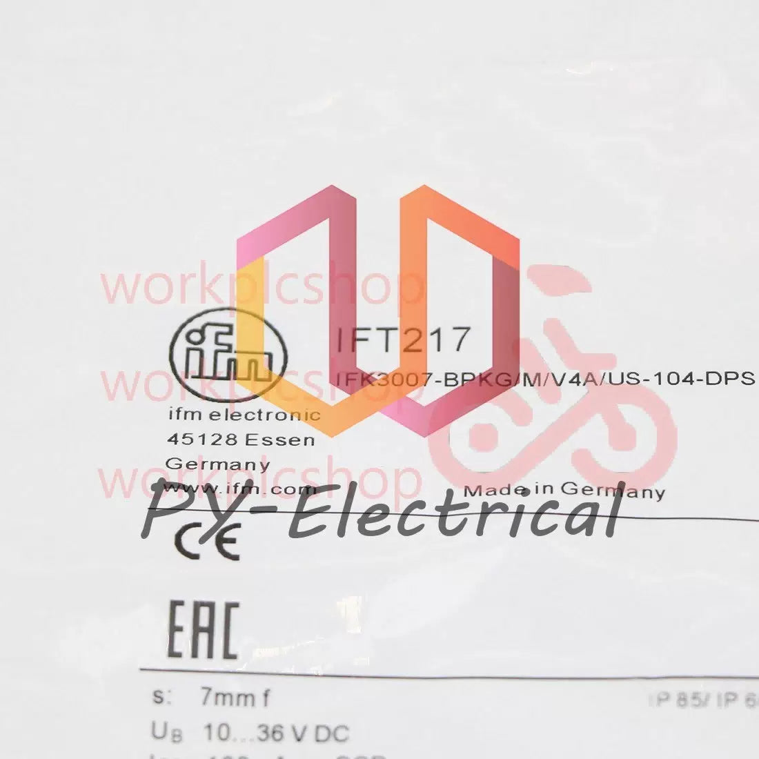 1Pc IFM IFT217 Inductive Sensor Threaded Type 10...30 DC PNP [3]