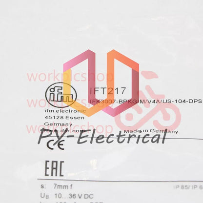 1Pc IFM IFT217 Inductive Sensor Threaded Type 10...30 DC PNP [3]