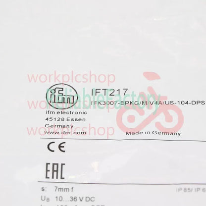 1Pc IFM IFT217 Inductive Sensor Threaded Type 10...30 DC PNP [3]