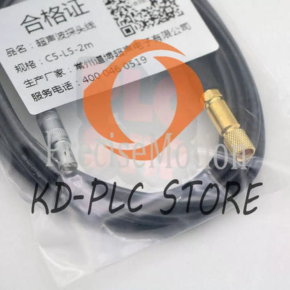 1Pcs Connection Cable C5-L5-2M LEMO 00 to Microdot Ultrasonic Flaw Detector [4]