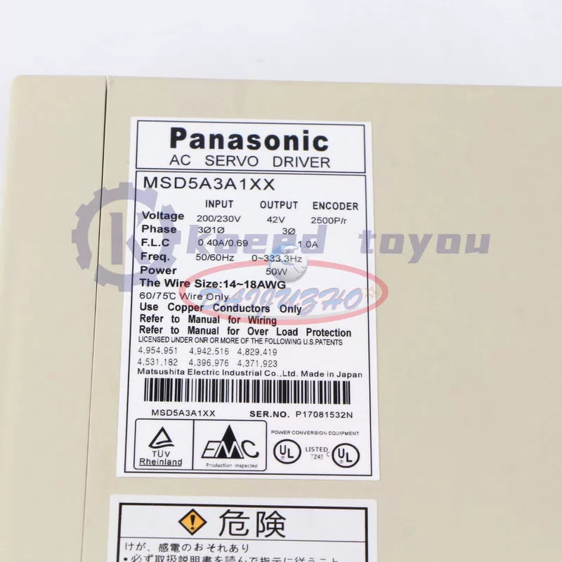 1Pcs Panasonic servo driver MSD5A3A1XX [9]