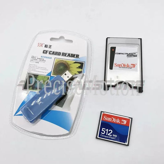 1Pcs Reader FANUC 512M CF Compact Flash Card+CF-PCMCIA Adapter+SSK US [1]