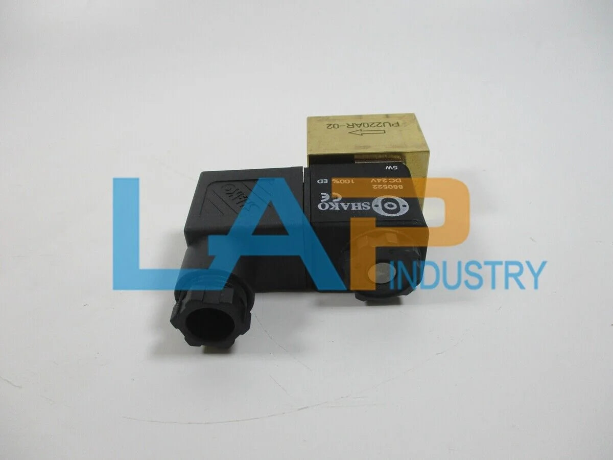 1Pcs SHAKO Solenoid Valve PU220AR-02 DC24V - SHAKO [4]