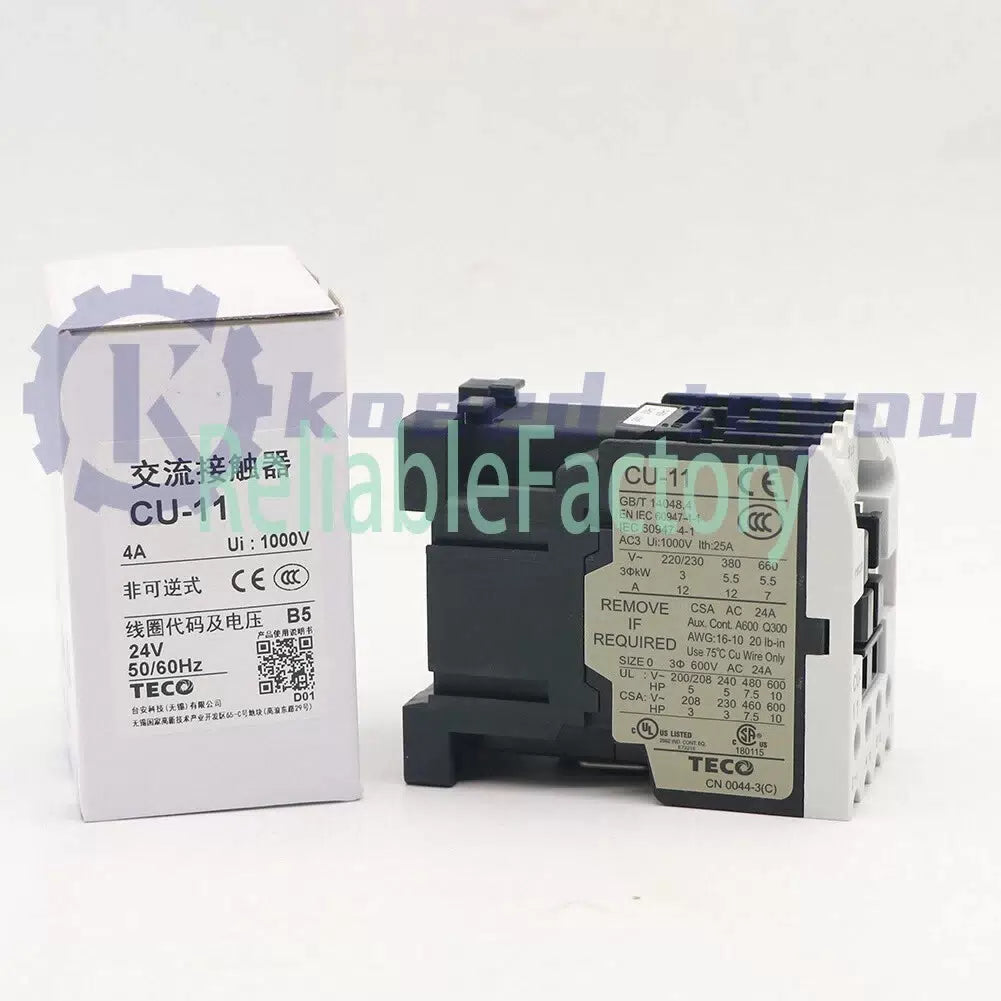 1Pcs TECO CU-11 3A1a 24V AC contactor [4]