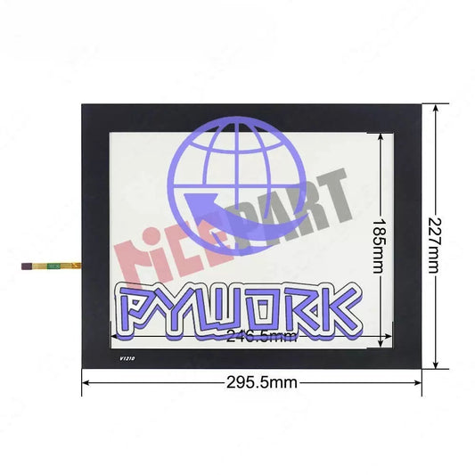 1SET for V1210-T20BJ Touch Screen Panel Glass with Protective Film [1]