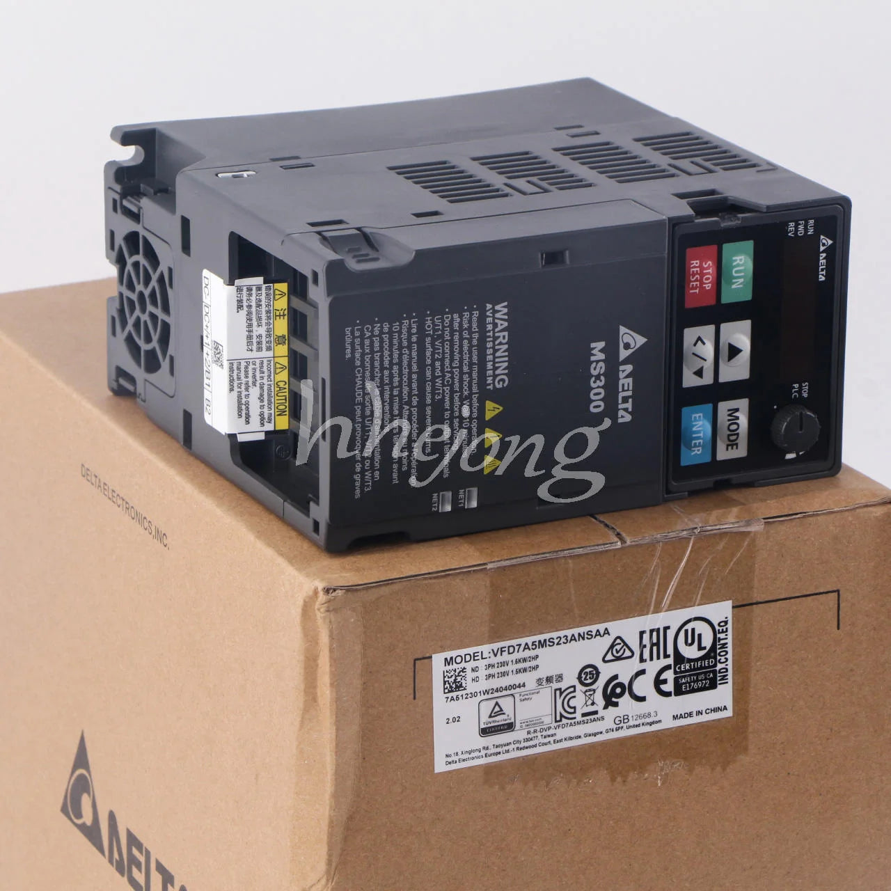 1.5KW 3phase 220V AC motor drive VFD7A5MS23ANSAA DELTA VFD 2HP - DELTA [2]