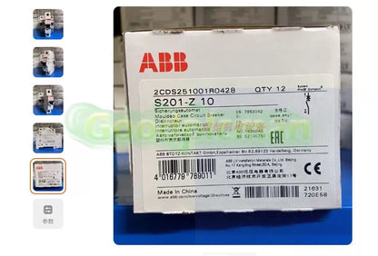 1 PCS ABB circuit breaker S201-Z10 1P 10A [2]