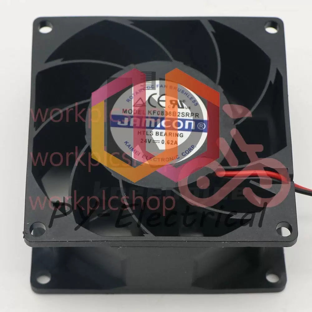 1 PCS JAMICON Fan KF0838B2SRPR DC24V 0.62A 8CM 8038 2 wire cooling fan [1]