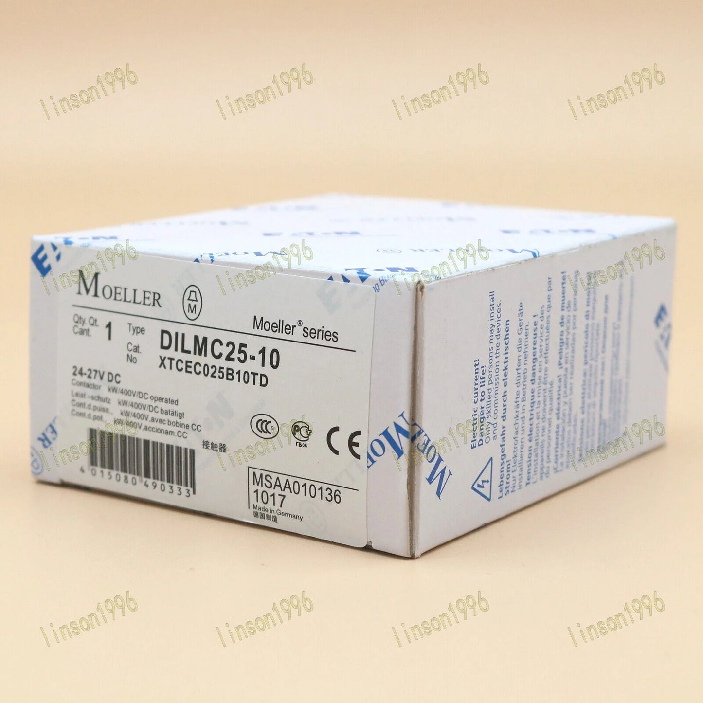 1-PC Eaton DILMC25-10 RDC24 24-27V Contactors - MOELLER [3]