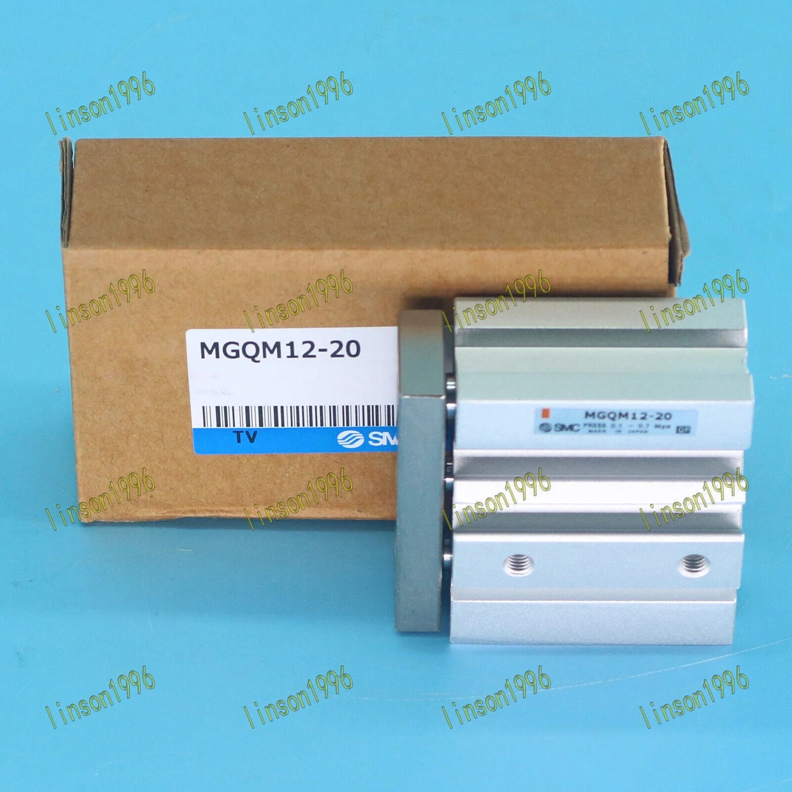 1-PC SMC Three-Rod Guide Cylinder MGQM12-20 - SMC [1]