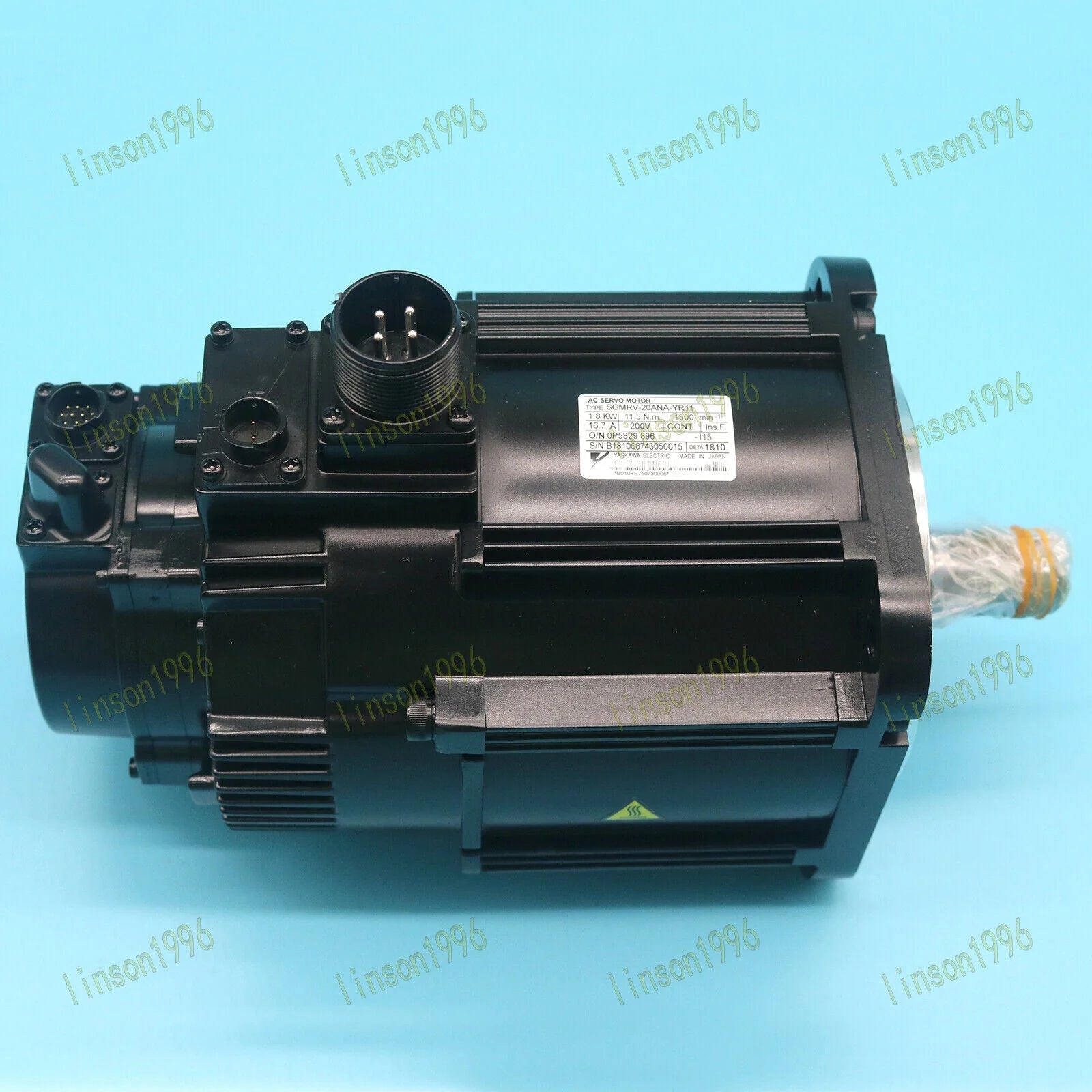 1-PC Yaskawa SGMRV-20ANA-YR11 AC Servo Motor with 1-Year Warranty - YASKAWA [5]