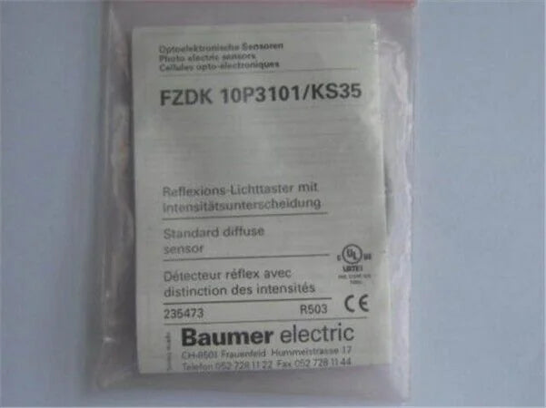 1 Piece Baumer FZDK10P3101/KS35 Product - BAUMER [2]