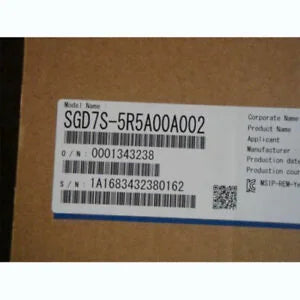 1-Unit Yaskawa YSGD7S5R5A00A002 Servo Driver Yaskawa YSGD7S-5R5A00A002 NEW IN BOX - YASKAWA [3]