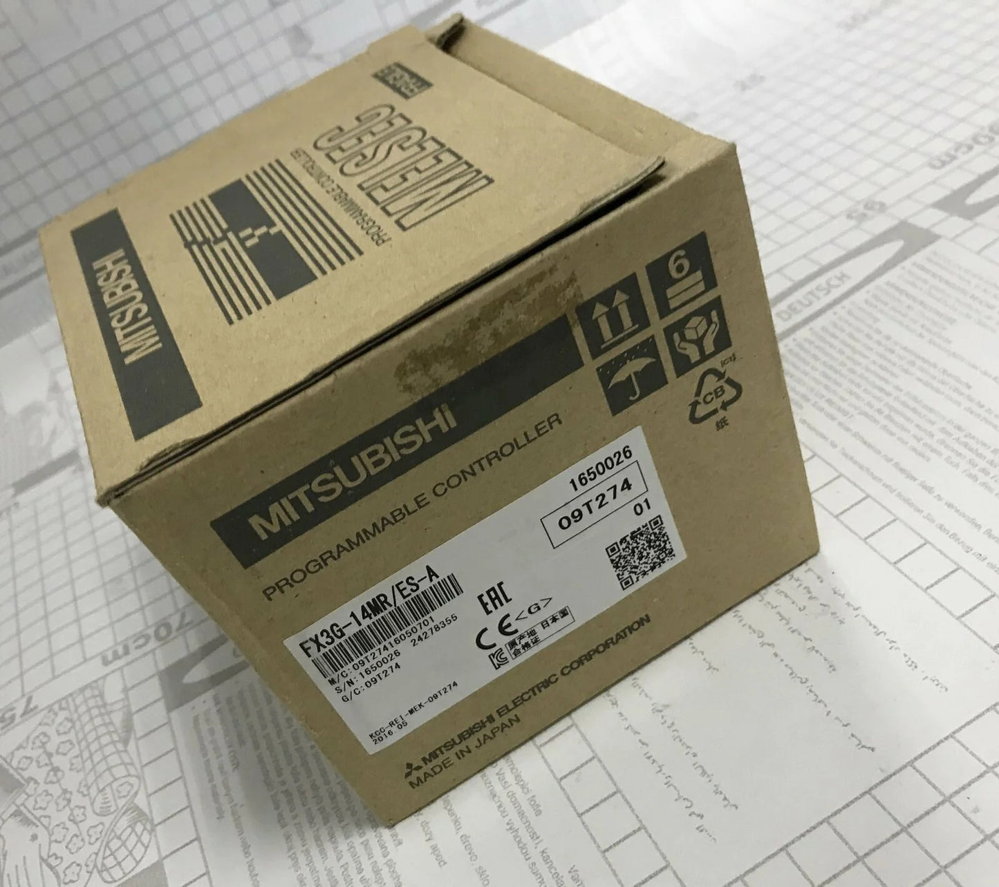 1 piece Mitsubishi FX3G-14MR ES-A FX3G14MR/ESA module with 1 year warranty - MITSUBISHI [3]