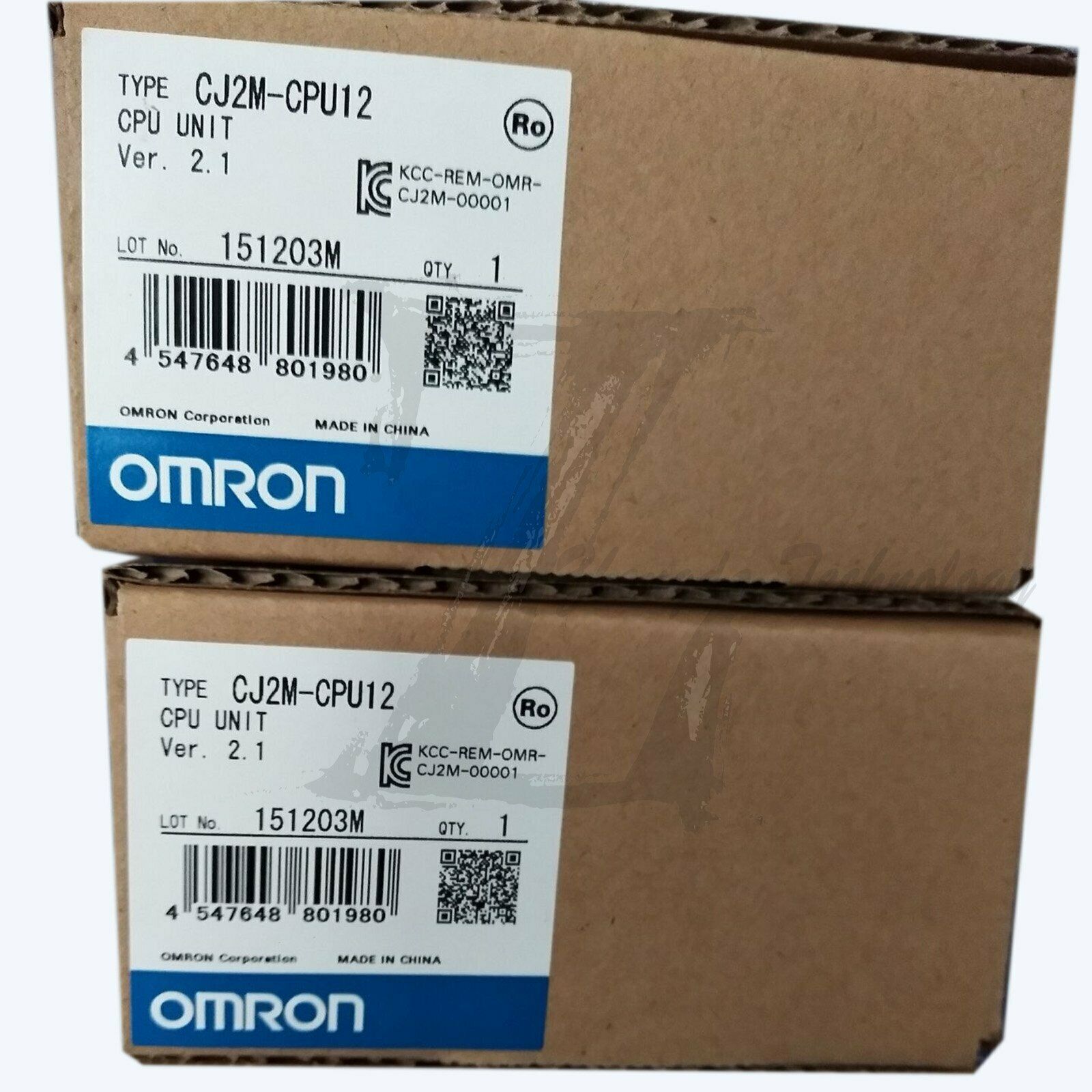 1pc new Omron CJ2M-CPU12 module side - OMRON