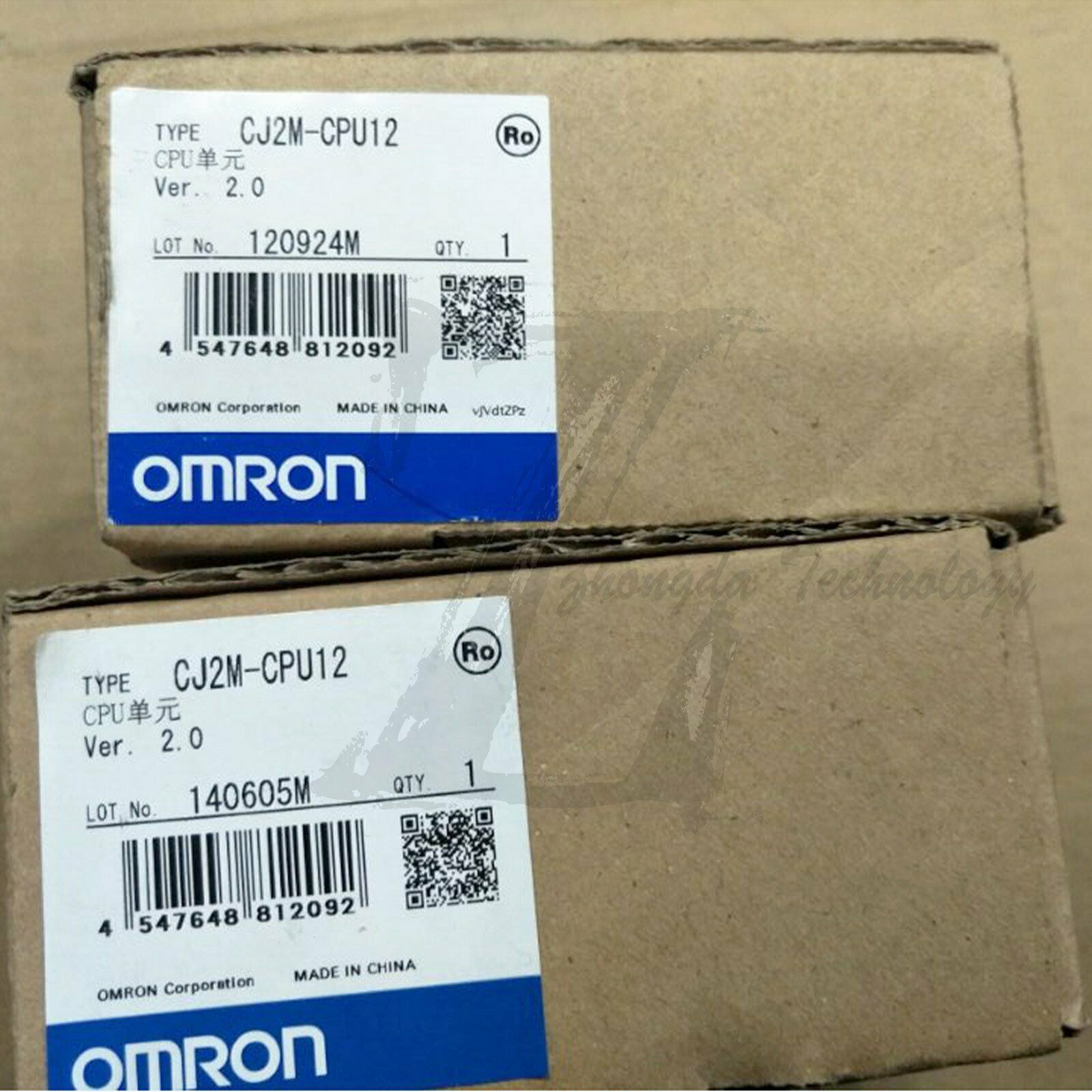 1pc new Omron CJ2M-CPU12 module side warranty KOEED 201-500, 80%, import_2020_10_10_031751, Omron, Other