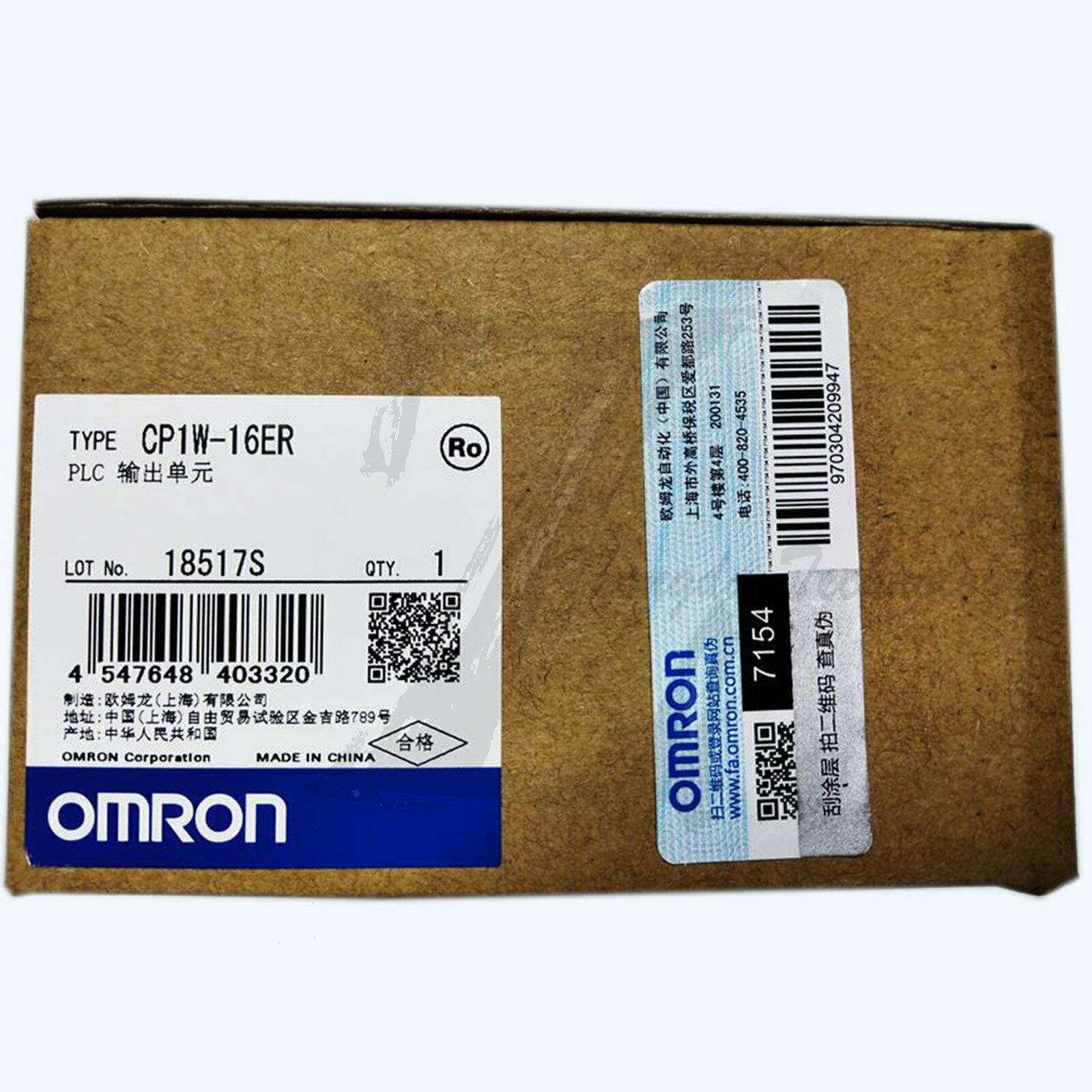 1pc new Omron output module CP1W-16ER one year warranty KOEED 201-500, 80%, import_2020_10_10_031751, Omron, Other