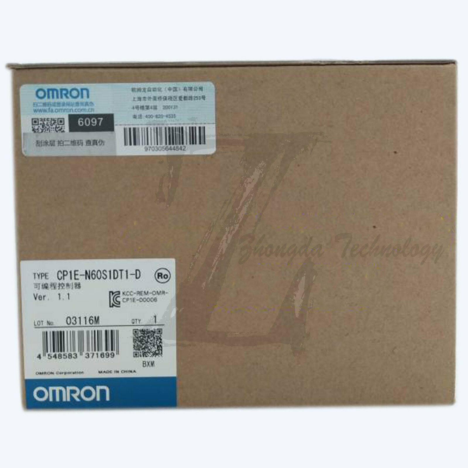 1pc new Omron programmable controller CP1E-N60S1DT1-D module - OMRON