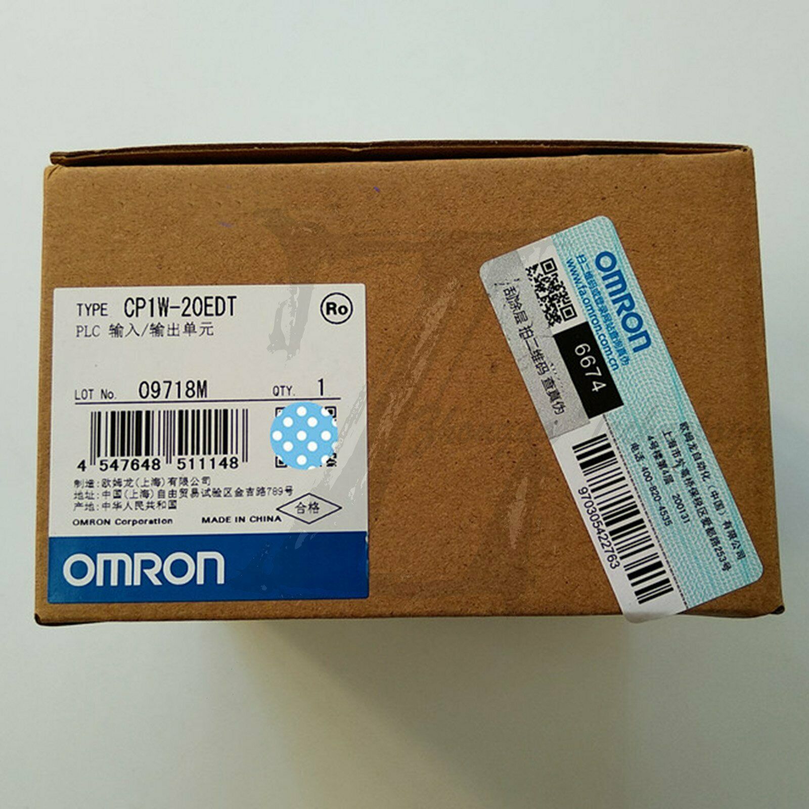 1pc new Omron transistor output module CP1W-20EDT one year warranty KOEED 101-200, 80%, import_2020_10_10_031751, Omron, Other