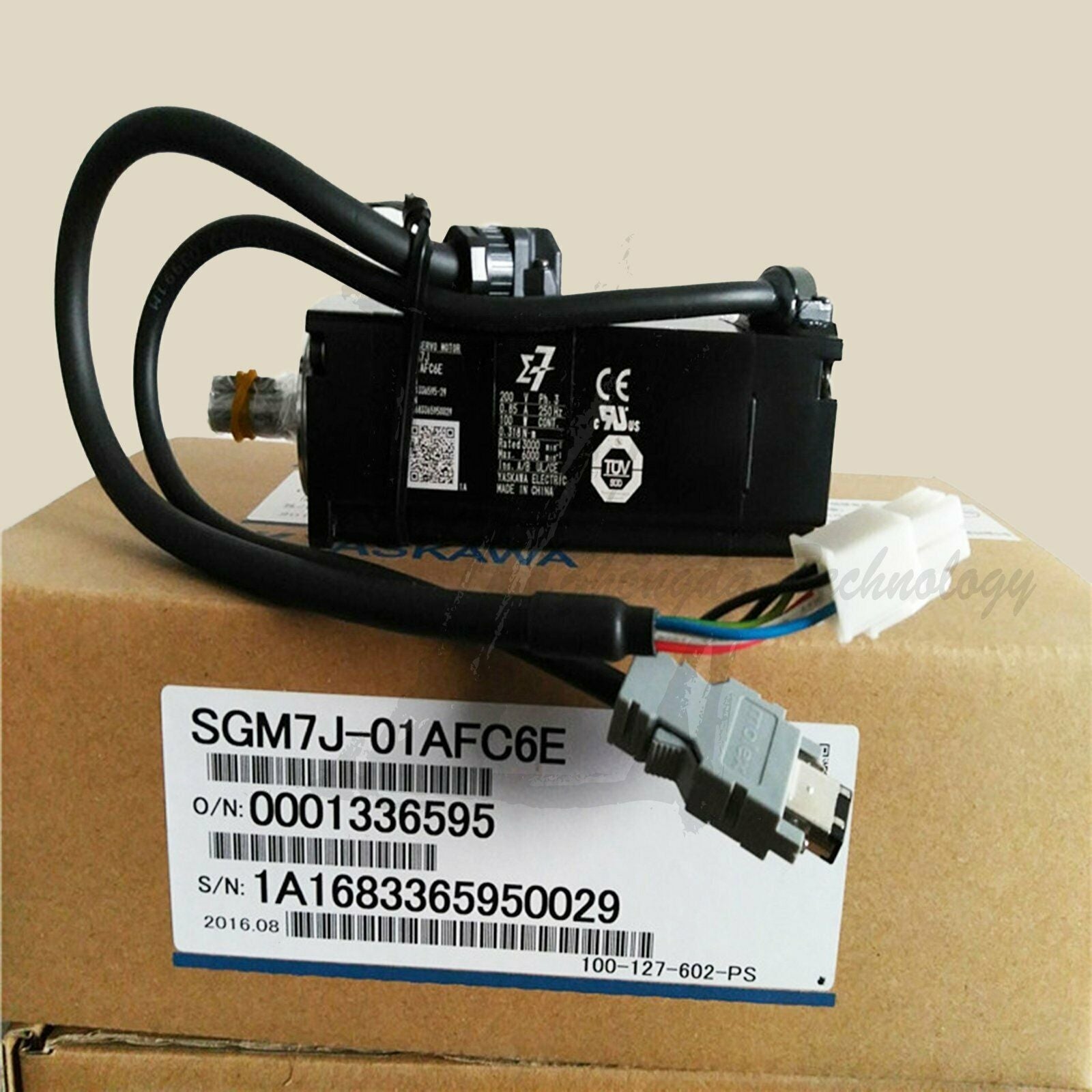 1pc new SGM7J-01AFC6E Yaskawa servo motor 100W with brake - YASKAWA