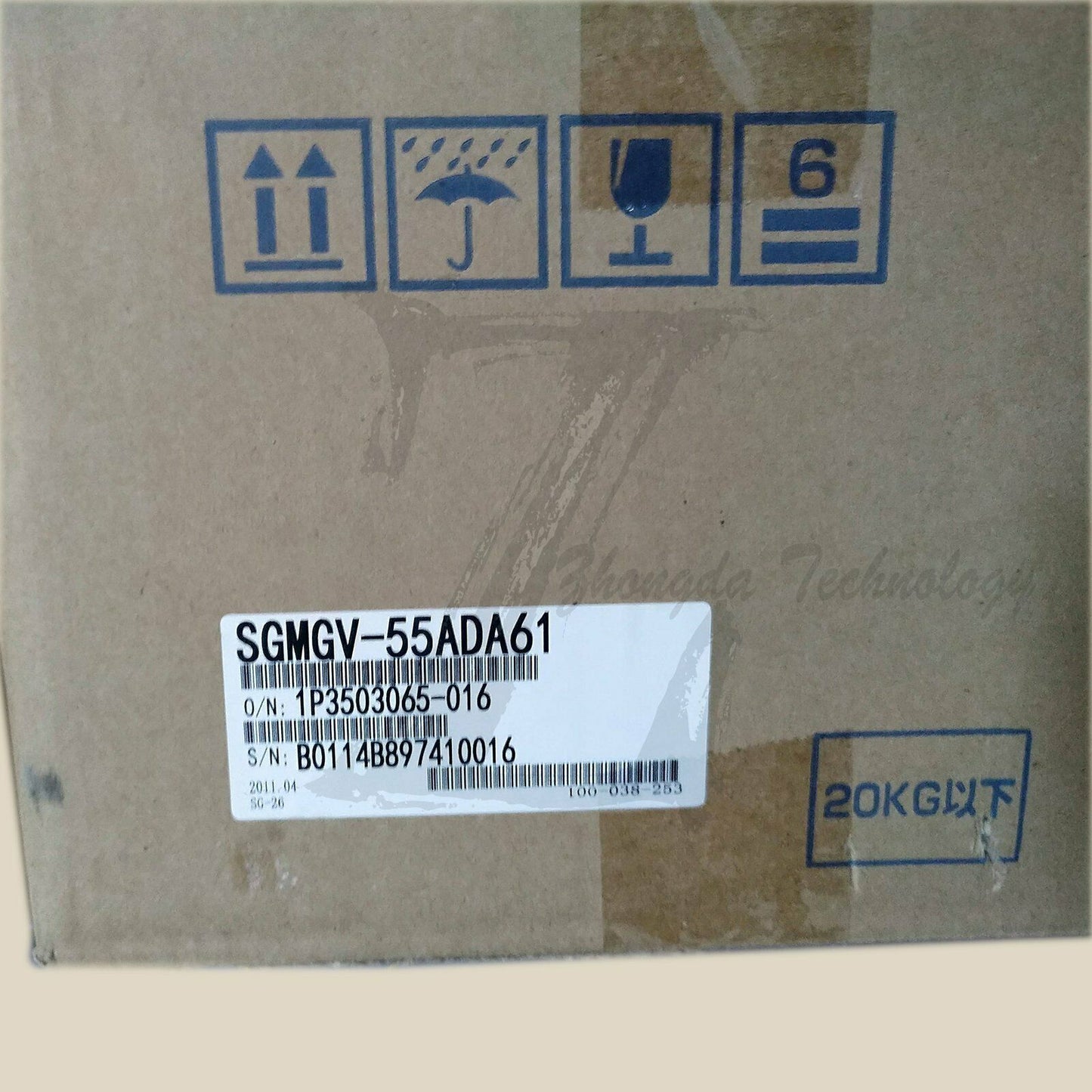 1pc new SGMGV-55ADA61 Yaskawa 5.5KW servo motor - YASKAWA