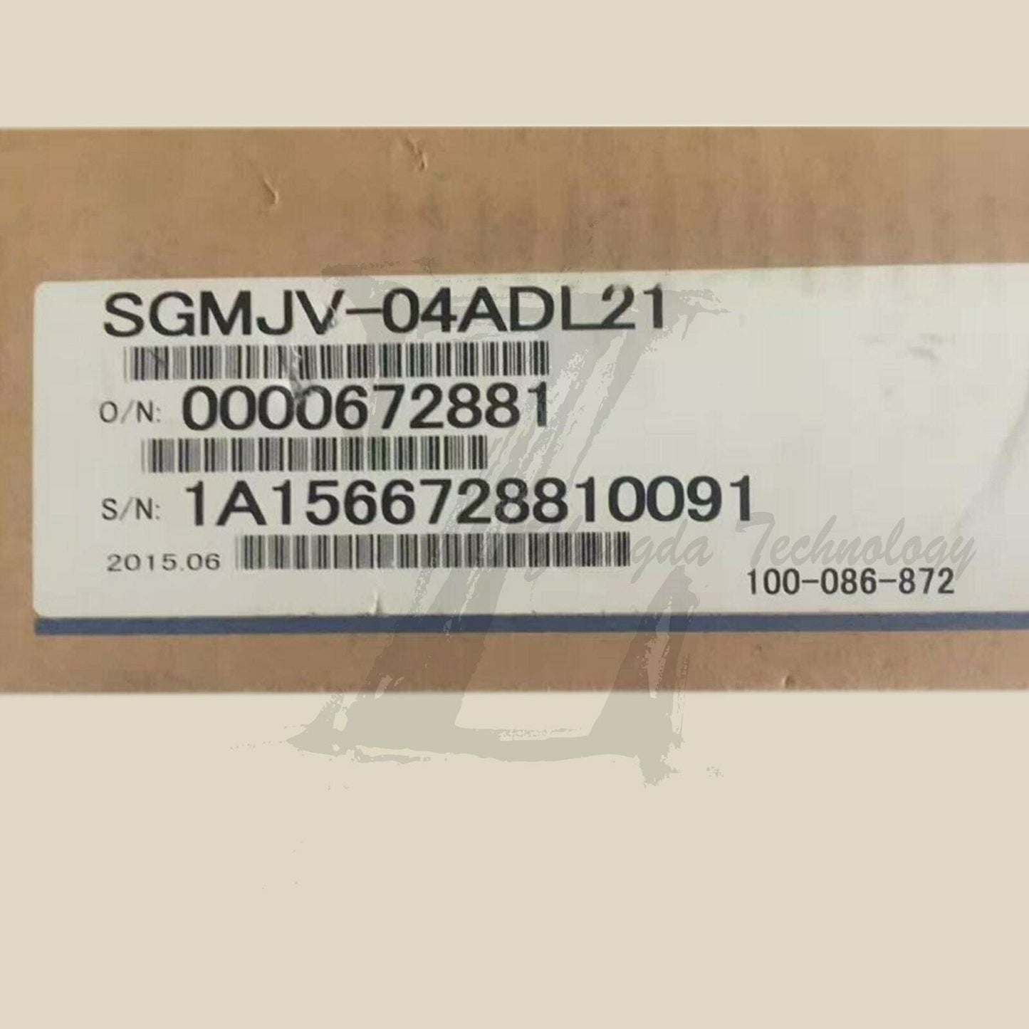 1pc new Yaskawa 400W Servo Motor SGMJV-04ADL21 - YASKAWA